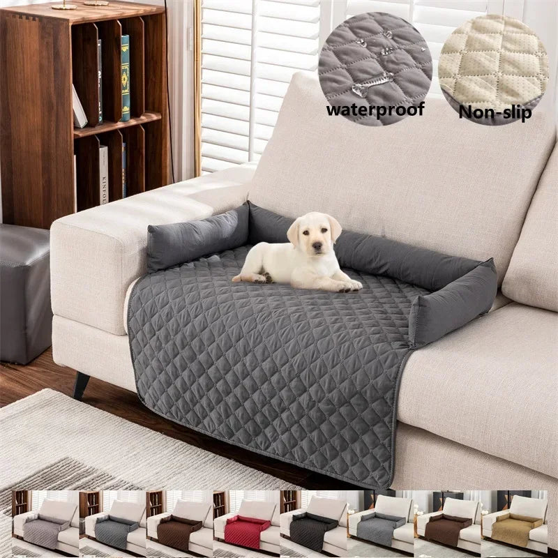 Removable Plush Pet Dog Bed Sofa